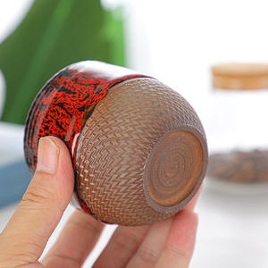 Mug à café jetable en porcelaine de style japonais, glaçure créative, design Japandi, passe au lave-vaisselle et au <span class=keywords><strong>micro</strong></span>-<span class=keywords><strong>ondes</strong></span>, Yinon - Product Image 4