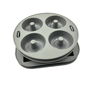 Juego de accesorios para freidora de aire de cocina: Molde para muffins, molde para donuts, molde <span class=keywords><strong>Savarin</strong></span> de silicona, revestimientos para freidora de aire, cuadrado, rectangular, cesta doble - Product Image 3