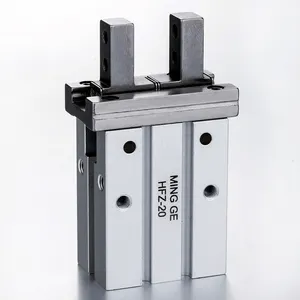 SMC Type HFZ-16 Parallel Pneumatic Air Gripper Linear Guide Parallel Style Pneumatic Finger Cylinder