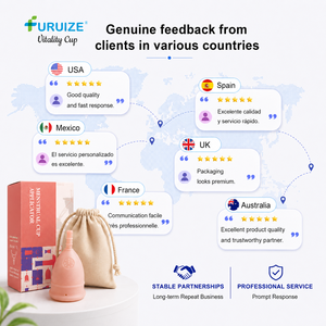 Coupelle menstruelle en silicone de qualité médicale, grande capacité, anti-fuite, réutilisable, pour flux abondant, vente en gros fabricant - Product Image 6