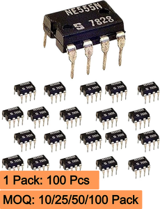 Paquete de 100 Circuitos Integrados (IC) Temporizadores 555, Componentes Electrónicos - Product Image 3