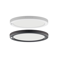 Lampu Panel LED Worbest 12W 7 inci Sensor PIR Sudut Deteksi 120 Derajat Jangkauan Deteksi 16FT Warna Hitam/Putih Bersertifikasi ETL/cETL