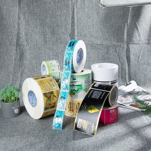 Etiquetas Adhesivas Personalizadas para Embalaje de Productos con Logotipo, Impresión en Papel a Color, Fabricante, Venta al por Mayor, Rollos de Etiquetas Adhesivas de Vinilo Impermeables - Product Image 5