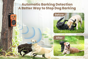 في الهواء الطلق المحمولة القابلة لإعادة الشحن التعرف الذكي الكلب ينبح التكيف التلقائي بالموجات فوق الصوتية الحيوانات الأليفة طارد النباح رادع - Product Image 4