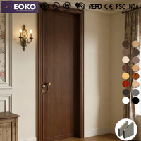 EOKO Vente en gros de portes intérieures en bois MDF insonorisées modernes pour appartements, destinées aux constructeurs