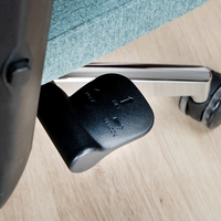 Z-E326 FOSHAN usine bureau de luxe maison Type bureau visiteur invité noir maille chaise de bureau vente