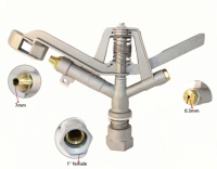 Arroseurs de jardin à impulsion en métal de 1 pouce Titans Rotation à 360 degrés pour système d'arrosage de pelouse et de jardin