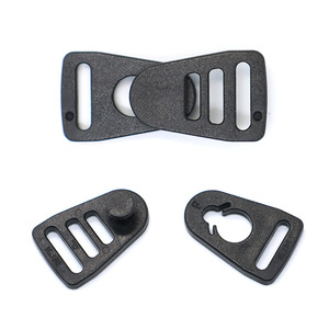 Boucle rotative à dégagement rapide, 12mm, noire, pour siège de poussette, accessoire de sangle de sécurité - Product Image 1