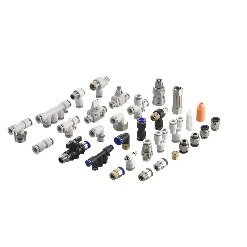 สินค้าขายดีชิ้นส่วนนิวเมติกข้อต่อลมท่ออากาศ Quick Coupler พร้อมด้าย PT/NPT