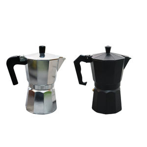 Pot à Moka personnalisé portable en aluminium italien 150ml 300ml 450ml cafetière à expresso en métal pour voyage camping petite cafetière - Product Image 2