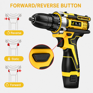 Perceuse-visseuse électrique sans fil 12V populaire, ensemble d'outils multifonctions, idéale pour les réparations domestiques et les <span class=keywords><strong>travaux</strong></span> d'amélioration quotidiens - Product Image 3