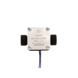 Série FS-8P – Débitmètre de contrôle 5,5/10/15 L/min en laiton PA-GF G3/4, capteur de débit à lamelles 10W 0,5A pour protection de pompe de chaudière de chauffage - Product Image 1