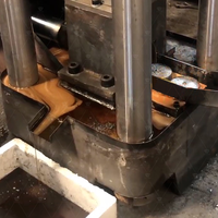 Presse à briquettes pour sciure de métal et déchets de tournage, pour la production de poudre d'acier et de fer