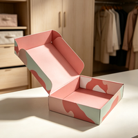 Boîtes rigides de luxe en carton ondulé, matériaux recyclés, forme personnalisée, gaufrage quadricolore, échantillons gratuits, commandes personnalisées disponibles