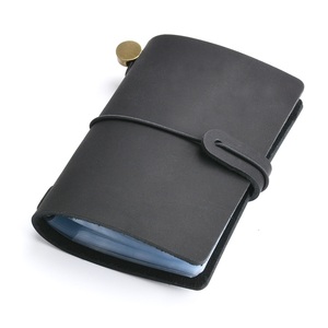 Crazy Horse-Protector <span class=keywords><strong>de</strong></span> tarjetas <span class=keywords><strong>de</strong></span> crédito <span class=keywords><strong>de</strong></span> cuero genuino, cartera minimalista Vintage <span class=keywords><strong>de</strong></span> cuero <span class=keywords><strong>de</strong></span> vaca, PVC, funda para <span class=keywords><strong>tarjeta</strong></span> bancaria - Product Image 3