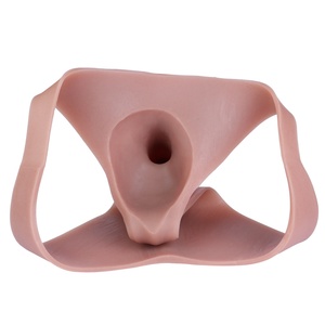 Soft Silicone Lesbian Strap-On <b>Dildo</b> Penis Pants Realistic Adults Sex Toys Masturbator Hollow <b>Dildo</b> for Men Woman - Product Image 2