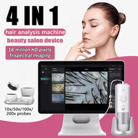 Alat Analisa Kulit Kepala Profesional dan Detektor Folikel Rambut Kamera Trichologi Digital HD untuk Salon dan Klinik