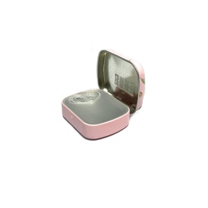 Boîte en étain carrée miniature de qualité alimentaire personnalisée |   Conteneur de stockage en métal avec couvercle pour l'emballage alimentaire en gros - Product Image 5