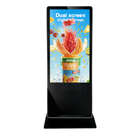 Pantalla Digital Inteligente de 55 Pulgadas para Interiores, 700 Nits, Android 14, 4K, Pantalla Dual