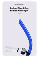 Approvisionnement d'usine adulte enfants professionnel natation formation tuba Silicone liquide détachable Anti-étouffement plongée tuba