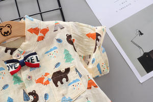 เสื้อผ้าเด็กคุณภาพสูงแบบใหม่ขายส่ง ชุดเสื้อยืดลายการ์ตูนและกางเกงขายส่งจำนวนมาก - Product Image 4