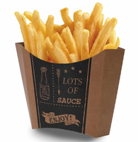Boîte d'emballage en papier pour emporter, avec logo personnalisé, fabriquée en Chine, pour hot-dogs, hamburgers, poulet frit