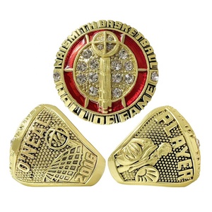 Bague de championnat personnalisée exquise définit huit étoiles légendaires du Temple de la renommée du basket-ball américain - Product Image 3