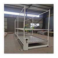 Grands systèmes hydroponiques verticaux pour la culture de laitues et de légumes verts à feuilles Systèmes de support agricole d'intérieur