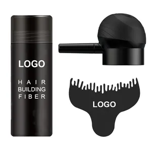 制造商专业头发纤维涂抹器有机黑色头发纤维护发产品