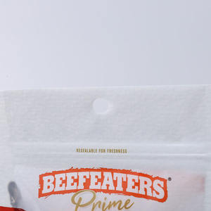 Emballage alimentaire pour poulet, sachet PE refermable sous vide à trois soudures pour aliments pour chiens, recyclable avec fermeture éclair - Product Image 5