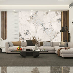 1220*2440 1220*2900光沢のある大理石UV壁パネルシート簡単クリーニング防水傷防止長命クラッディング - Product Image 1