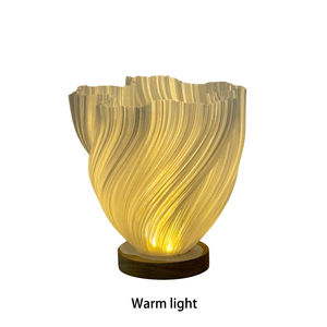 Lámpara de Escritorio 3D ANTINSKY, Plegable, para Dormitorio, Mesita de Noche, 3 Niveles de Intensidad, Luz Nocturna LED, Ambiente de Cafetería, Estilo ART DECO - Product Image 6