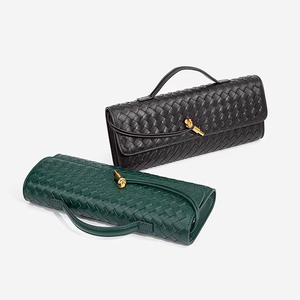 Bolso de mano para mujer IStapromo Gifts, elegante bolso de hombro tejido para fiesta, bolso de mano con correa cruzada - Product Image 2