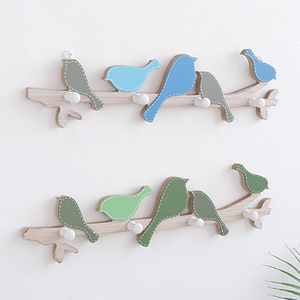 Américain Créatif En Bois D'<span class=keywords><strong>oiseau</strong></span> Patère-Type Placard Patère Mural Porte Porche Mur Sac Crochet - Product Image 1