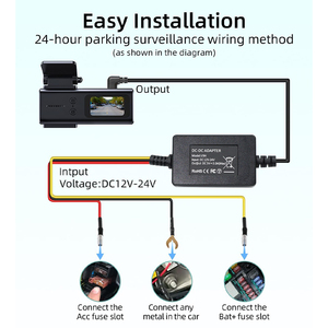 Professional dash cam power kit, <b>Micro</b> <b>USB</b> <b>cable</b>, <b>Micro</b> <b>USB</b> hardwire,multi-voltage input, all accessories included - Product Image 2
