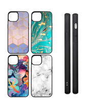 Étui rigide personnalisé de haute qualité en TPU+PC avec sublimation 2D pour 18 Pro Max 18Pro 17 16 15 14 13 12, design luxueux, antichoc et étanche