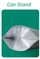 Pochettes souples à bec verseur en aluminium avec capuchon de sécurité et bec verseur en plastique et papier kraft pour huile d'olive, idéales pour la crème liquide en usine