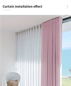 Cinta de cortina plegable ondulada al por mayor, cinta de cortina ondulada de poliéster de diseño rústico para <span class=keywords><strong>riel</strong></span> de cortina plegable en S HECHO DE Metal - Product Image 5