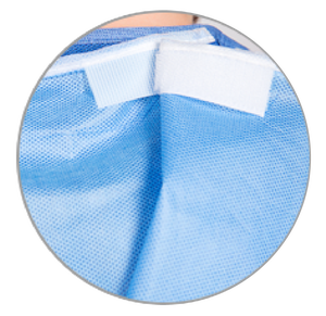 Camice Chirurgico Sterile Monouso per Medici Ospedalieri, 45 g/m² SMS Non Tessuto Rinforzato, Livello AAMI 4 - Product Image 3