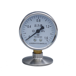 Manómetro de Acero Inoxidable 0-1.6MPa M20*1.5 Tipo Diafragma Analógico - Product Image 3