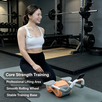 Rueda de Ejercicio Abdominal con Rebote Automático para Entrenamiento en Casa, para Hombres y Mujeres Adultos