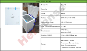 Mini Single Door Chest Freezer Compact Deep Freeze for Africa Market Home Apartment and Small Shop Use Hands-Free Lid Design Thi - Product Image 4