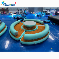 Plate-forme d'eau flottante île gonflable quai flottant extérieur pliable gonflable Drop Stitch Dock