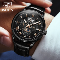 Relojes Mecánicos Automáticos JSDUN 8909 para Hombre, Hechos en China, con Hebilla de Acero Inoxidable, Resistentes al Agua