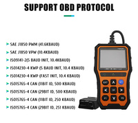 Lecteur de codes de diagnostic OBD2 pour voiture YM529, écran HD IPS, détection rapide, filaire, compatible 5-24V, tous les protocoles OBDII