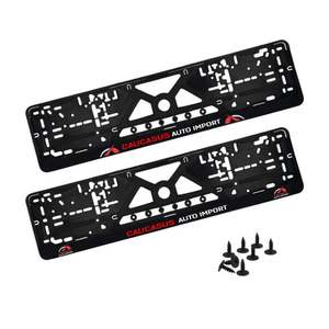 Support de plaque d'immatriculation de voiture européenne personnalisé, support de plaque d'immatriculation de voiture en plastique, support de plaque d'immatriculation de voiture en gros - Product Image 3