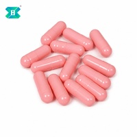 Capsules végétales vides colorées en HPMC, végétaliennes, dures, tailles 0, 00, 1, 2, 3, certifiées FDA, logo personnalisé