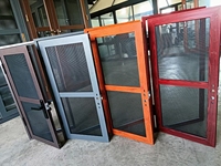 Porte moustiquaire invisible en maille d'acier doré avec cadre en alliage d'aluminium, design moderne pour la maison, en acier inoxydable, anti-moustiques