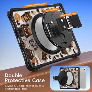 เคสแท็บเล็ต TPU ไฮบริดกันกระแทกทนทานสำหรับ <span class=keywords><strong>iPad</strong></span> รุ่น11TH 2024กันชนฝาครอบใสพร้อมขาตั้งสายคล้องไหล่ - Product Image 6