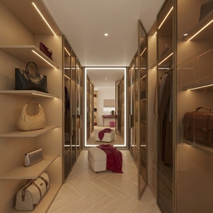 Armario Vestidor Minimalista Personalizado VIQ para Uso Residencial/Comercial, Acabado en MR-MDF con Laminado, Gran Venta - Product Image 1